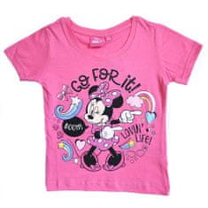 SETINO Dievčenské tričko "Minnie Mouse" tmavo ružová 128 / 7–8 rokov Ružová