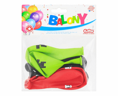 GoDan Latexové balóny Pixely - 6 ks