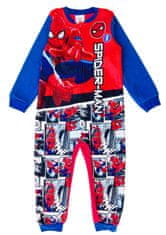 Eplusm Chlapčenské zateplené pyžamo Spider-man 92–98 / 2–3 roky Modrá