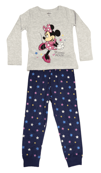 Eplusm Dievčenské bavlnené pyžamo Minnie mouse Stars