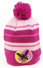 SETINO Dievčenská čiapka s brmbolcom "Bing" fialová 54 cm Fialová
