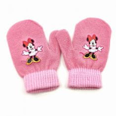 SETINO Dievčenské rukavice Minnie Mouse Tmavo ružová Ružová