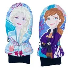 SETINO Dievčenské lyžiarske rukavice Anna a Elsa Frozen Modrá 3–4 roky Ružová