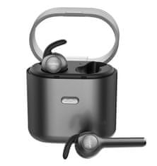 Immax OPRAVENÉ - IMMAX headset TWS BT0001 / slúchadlá + mikrofón / bezdrôtová / BT 4.2 + EDR / handsfree / výdrž 3h / dosah 10m / čierna