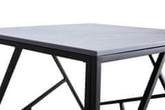 Halmar Odkládací stolek UNIVERSE 2 55 cm šedý/černý