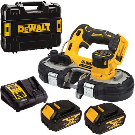 DeWalt Pásová píla 18V 2x4Ah DCS377M2