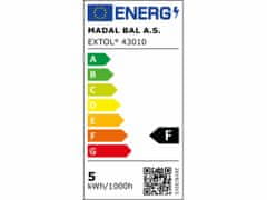 Extol Light Žiarovka LED mini, 5W, 410lm, E14, Ø45mm, EXTOL LIGHT