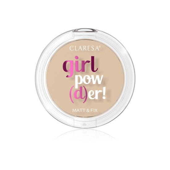 Claresa CLARESA GIRL POW(D)ER! PRÁŠOK 01 TRANSLUCENT 12G