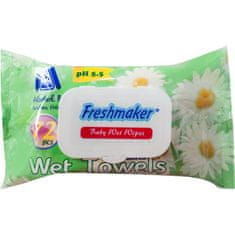 Freshmaker vlhčené obrúsky 72 ks klip eko flowers (3 ks)