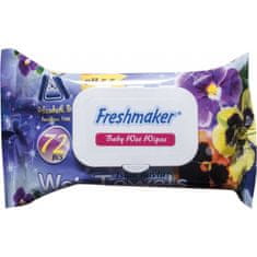 Freshmaker vlhčené obrúsky 72 ks klip eko flowers (3 ks)