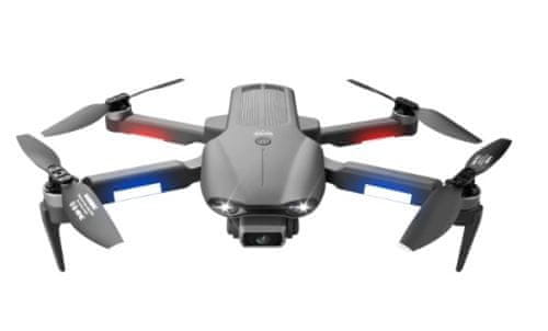 KIK KX5306 Dron RC F9 6K HD kamera GPS WIFI dosah 2000 m sivý