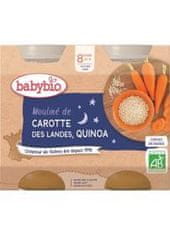 Babybio Večerné menu mrkvovej moulinej a quinoa 2x 200 g