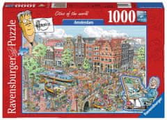 Ravensburger Puzzle Mestá sveta: Amsterdam 1000 dielikov