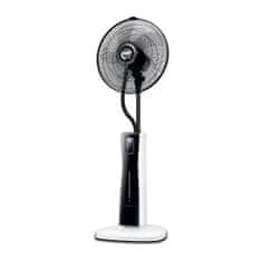 ELIT Mist Fan FMS-4017N Remote Control, Digital LED display, Sensor Touch Control Panel, Timer 12 hours, Water tank 2L biela/čierna EU