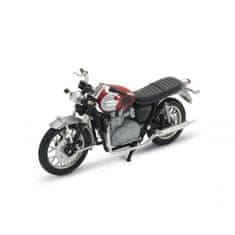 Welly 1:18 2002 Triumph Bonneville T100 Červená