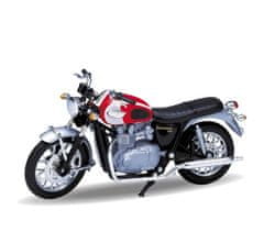 Welly 1:18 2002 Triumph Bonneville T100 Červená