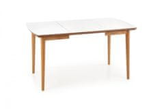 Halmar Rozkladací jedálenský stôl Bradley 140-185x80 cm biely