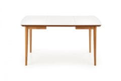 Halmar Rozkladací jedálenský stôl Bradley 140-185x80 cm biely