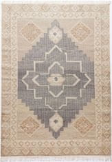 Diamond Carpets Ručne viazaný kusový koberec Heriz Wood DE 2005 Grey Mix 80x150