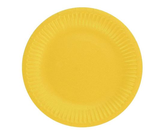Párty taniere - žlté - 18 cm - 6 ks