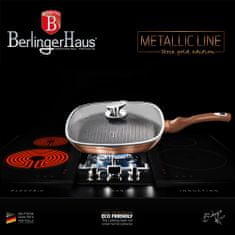 Berlingerhaus Grilovacia panvica s granitovým povrchom 28 cm Metallic Line Rosegold Bh-1610-N