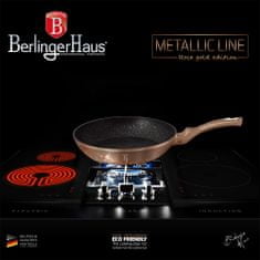 Berlingerhaus Panvica s granitovým povrchom 28 cm Metallic Rosegold Bh-1834