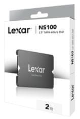 LEXAR SSD NS100 2.5" SATA III - 2TB (čítanie/zápis: 550/500MB/s)