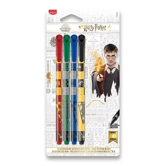 Maped Detské fixky Harry Potter 4 farby