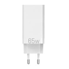 Vention GaN 2xUSB-C+ USB-A sieťová nabíjačka Vention FAAW0-EU 2,4A PD 65W/30W/30W biela