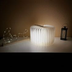 PIPPER. LED svietiaca kniha - farba dub - 16x21cm