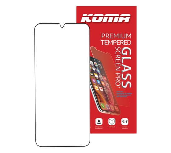 KOMA Tvrdené sklo Full Cover pre Samsung S21, 3D zaoblenie, tvrdosť 9H