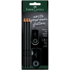 Faber-Castell Grafitová ceruzka Grip 2001/set, čierna, BL