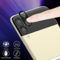 Techsuit ochranné sklo na kameru pre Samsung Galaxy Z Flip4 - Čierna KP27075
