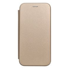 FORCELL Puzdro / obal pre Apple iPhone XS MAX zlaté - kniha Forcell Elegance