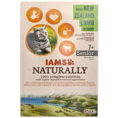 IAMS Kapsička IAMS Naturally Senior jehněčí v omáčce 85 g