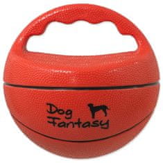 BeFUN Hračka DOG FANTASY Ball míč s rukojetí pískací 15 cm