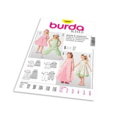 Burda Strih Burda 9460 - Detské šaty, overal