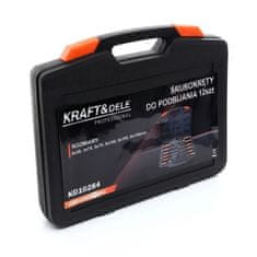 Kraft&Dele Sada úderových skrutkovačov, magnetické 12ks KD10284