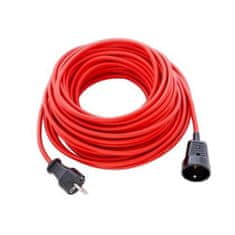 Euronářadí Kábel predlžovací BASIC PPS, 25m/230V, červený