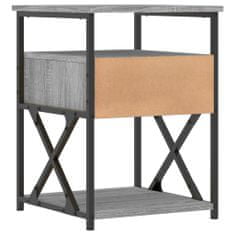 Petromila vidaXL Nočné stolíky 2 ks sivá sonoma 40x42x55 cm, kompozitné drevo