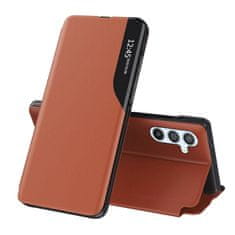 IZMAEL Elegantné knižkové puzdro View Case pre Samsung Galaxy A54 - Oranžová KP27139