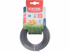 Extol Premium Lanko do kosačky 2,0mm, 15m, kruhový profil, nylón, nylon PA66, EXTOL PREMIUM