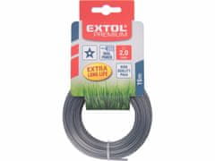 Extol Premium Lanko do kosačky 2,0mm, 15m, hviezdicový profil, nylón, nylon PA66, EXTOL PREMIUM