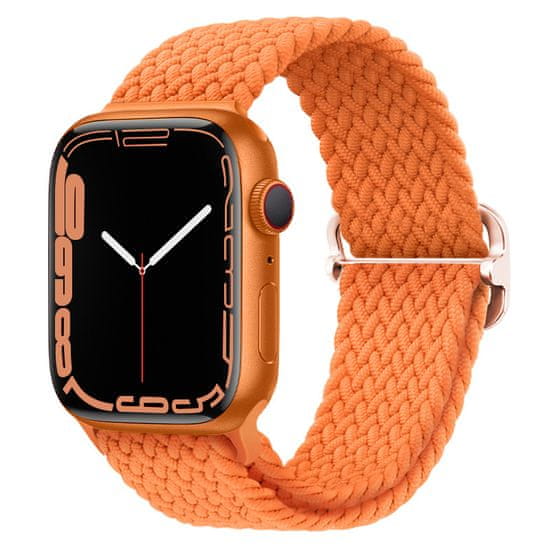 BStrap Elastic Nylon remienok na Apple Watch 42/44/45mm, orange