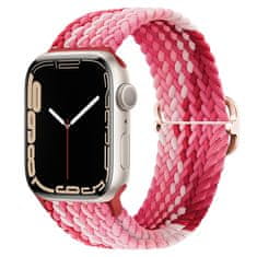 BStrap Elastic Nylon remienok na Apple Watch 38/40/41mm, strawberry