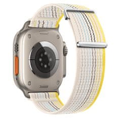 BStrap Velcro Nylon remienok na Apple Watch 42/44/45mm, starlight