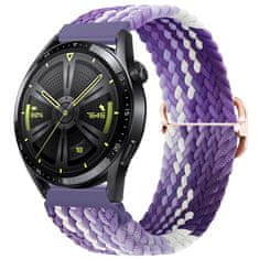 BStrap Elastic Nylon remienok na Samsung Galaxy Watch 3 41mm, grape