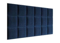 Veneti Čalúnený nástenný panel 30x30 PAG - modrý