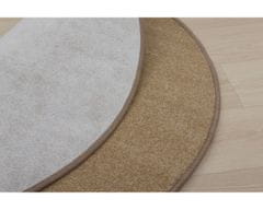 Vopi Kusový koberec Eton béžový 70 kruh 57x57 (priemer) kruh