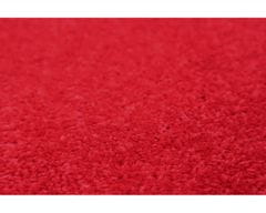 Vopi Kusový koberec Eton červený kvet 120x120 kvietok
